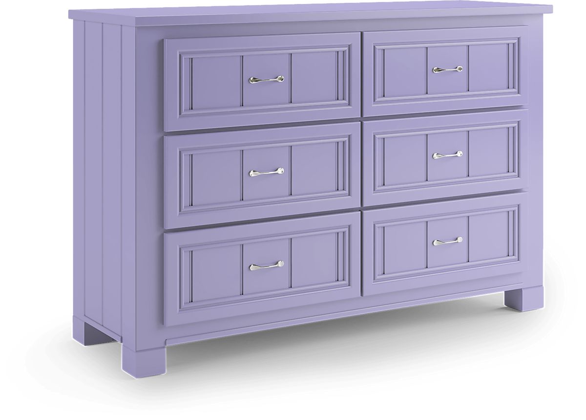 Cottage Colors 5 Pc Lavender Full Bedroom Set With 3 Pc Full Bookcase ...