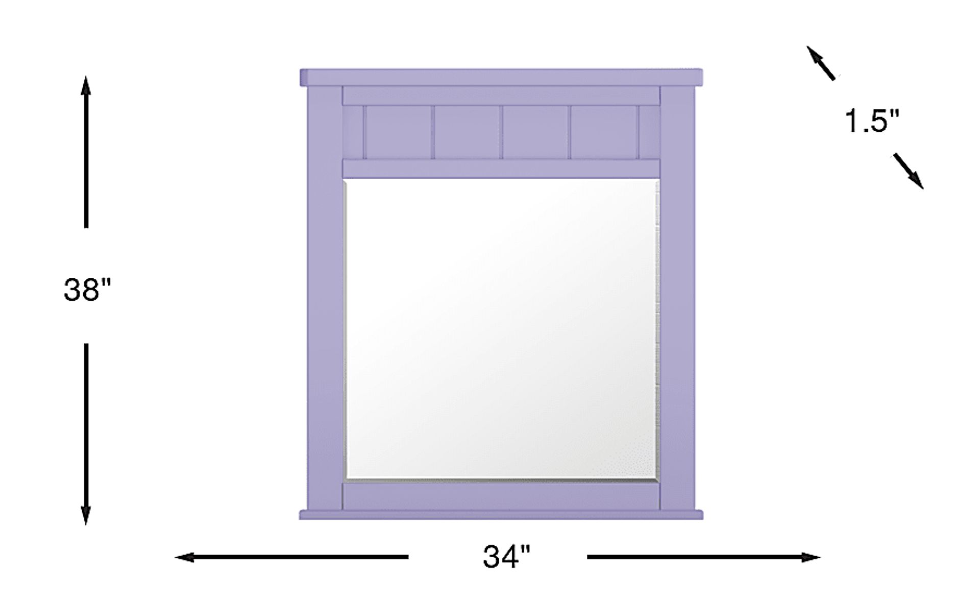 Dimension Image. Please refer to the Dimension Tab on this page for dimension details.