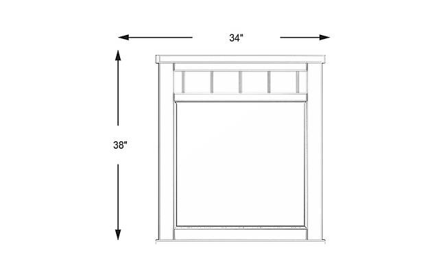 Dimension Image. Please refer to the Dimension Tab on this page for dimension details.