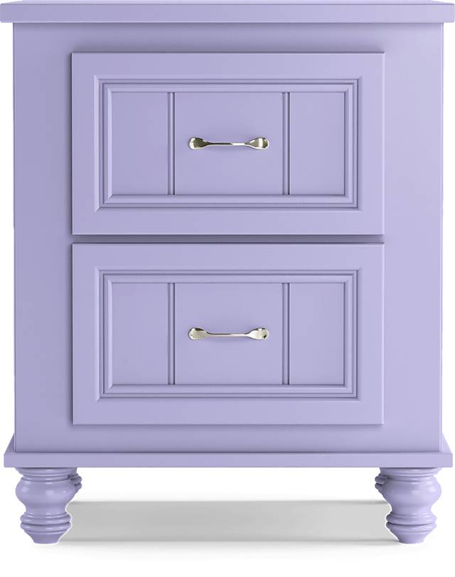 Light purple nightstand discount