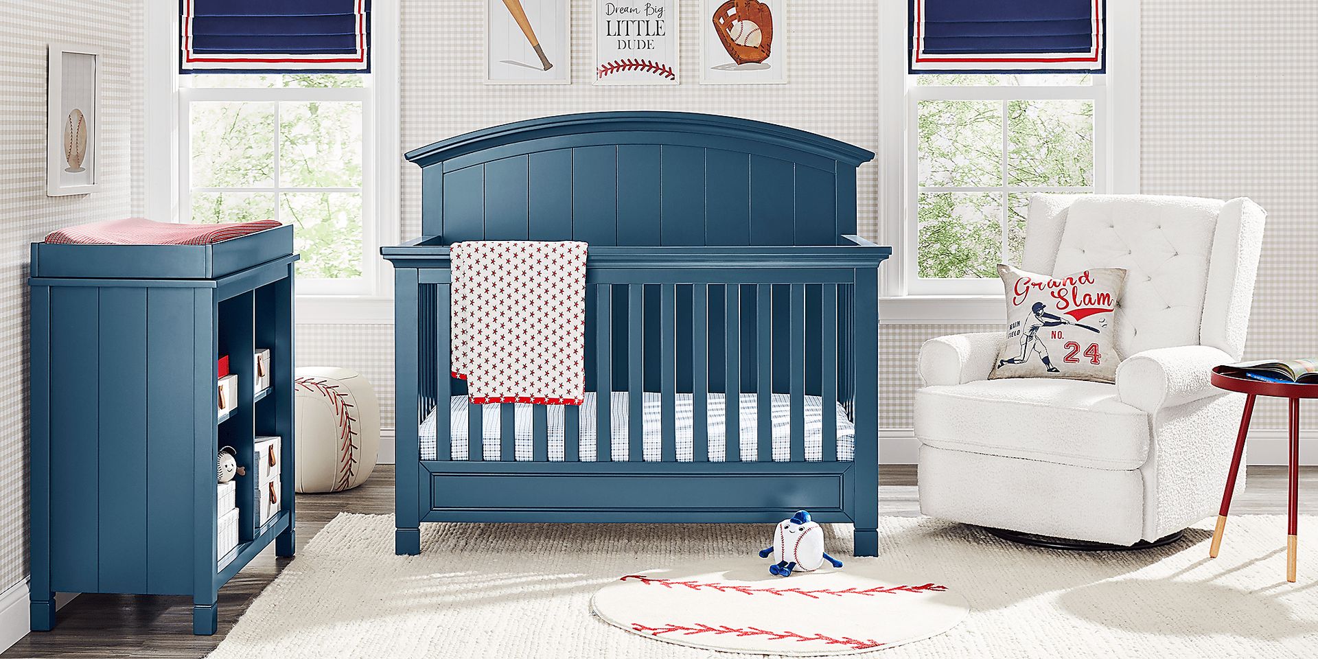 Navy convertible crib shop