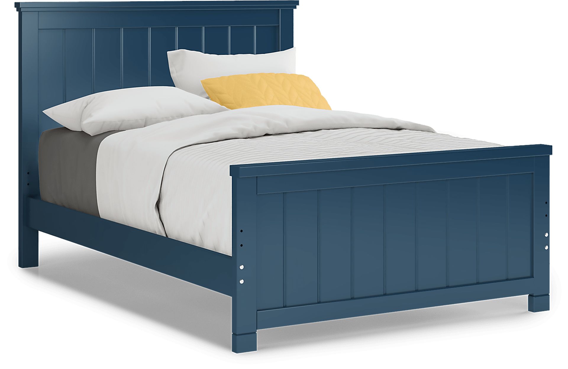 Kids Cottage Colors Navy Full Panel Bedroom - Image 2