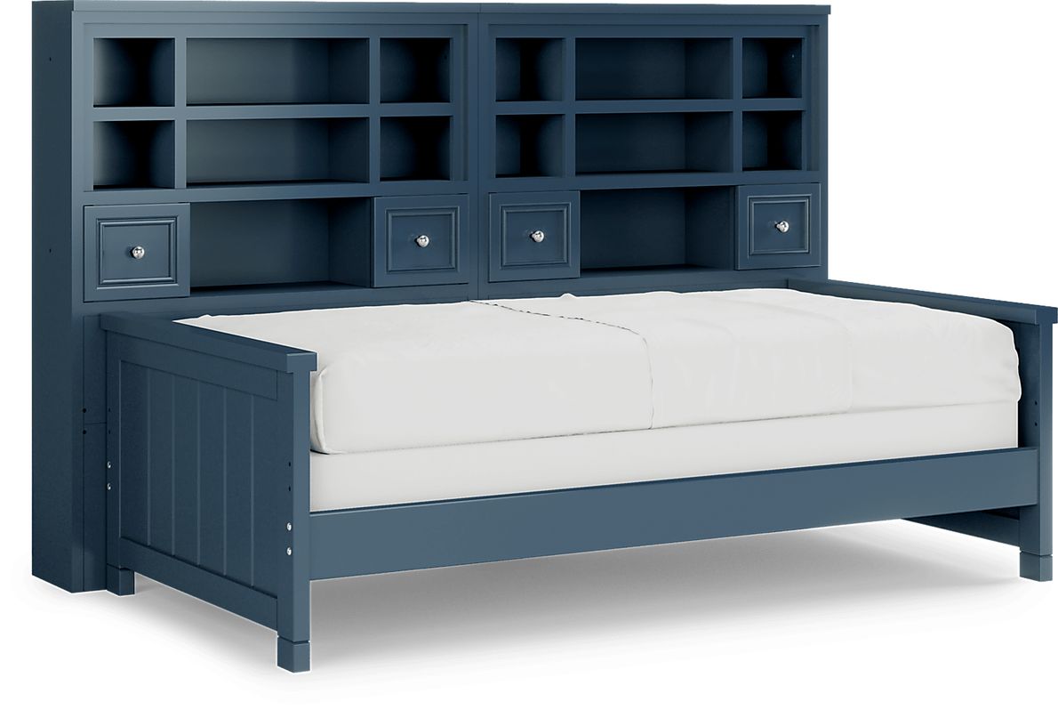 Cottage Colors Navy 5 Pc Twin Bookcase Daybed Rooms To Go