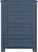 Kids Cottage Colors Navy 5 Pc Full Panel Bedroom