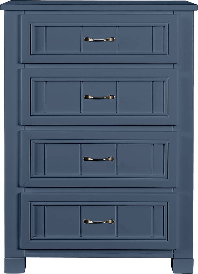 Kids Cottage Colors Navy Full Bookcase Bedroom - Thumbnail - Image 3