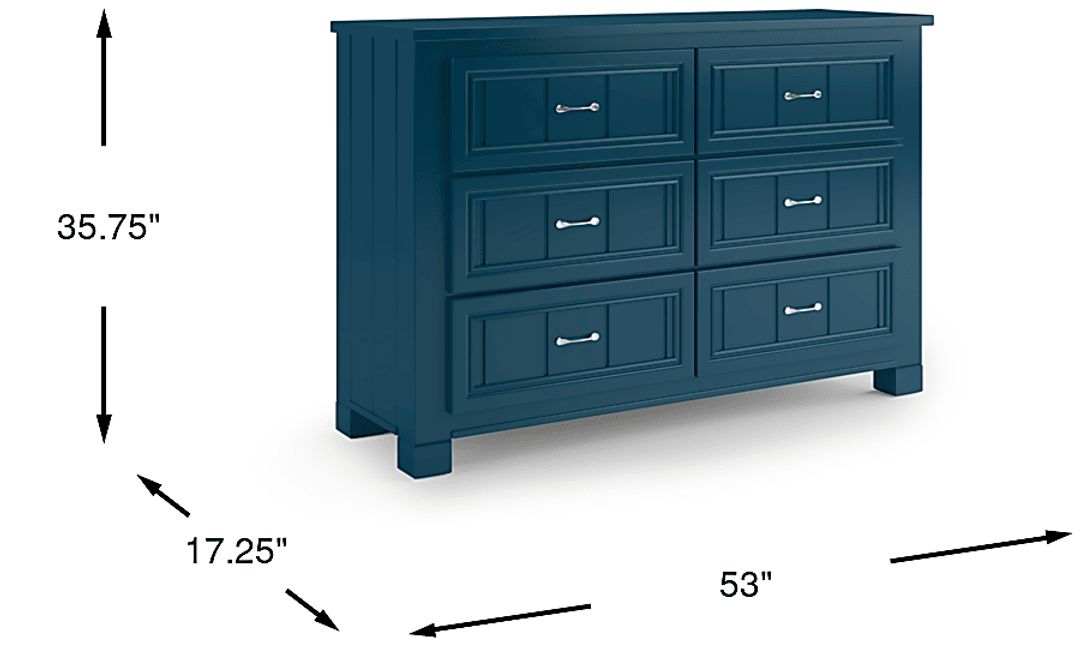 Kids Cottage Colors Navy Dresser