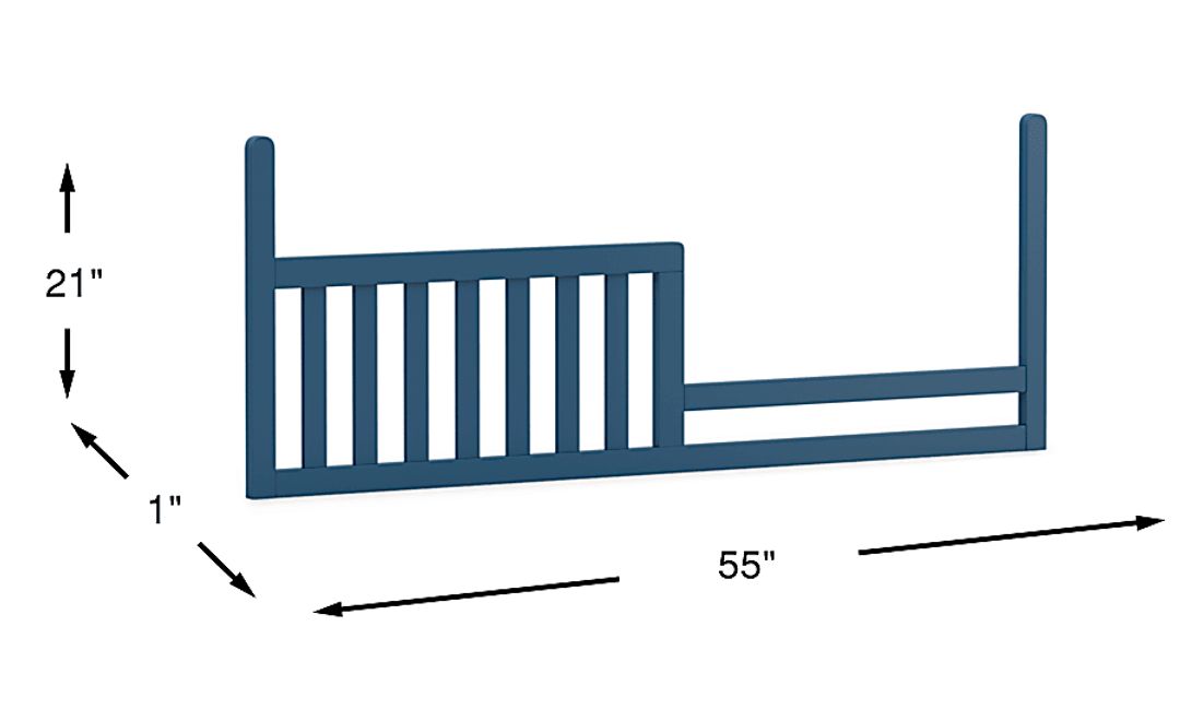 Cottage Colors Navy Toddler Rail