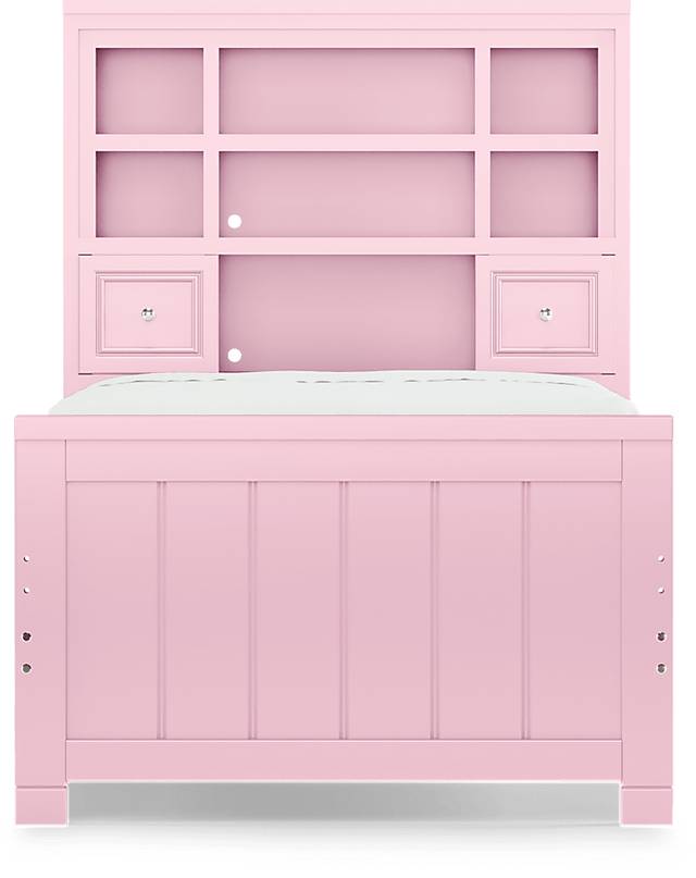 Kids Cottage Colors Pink 3 Pc Twin Bookcase Bed - Thumbnail - Image 4