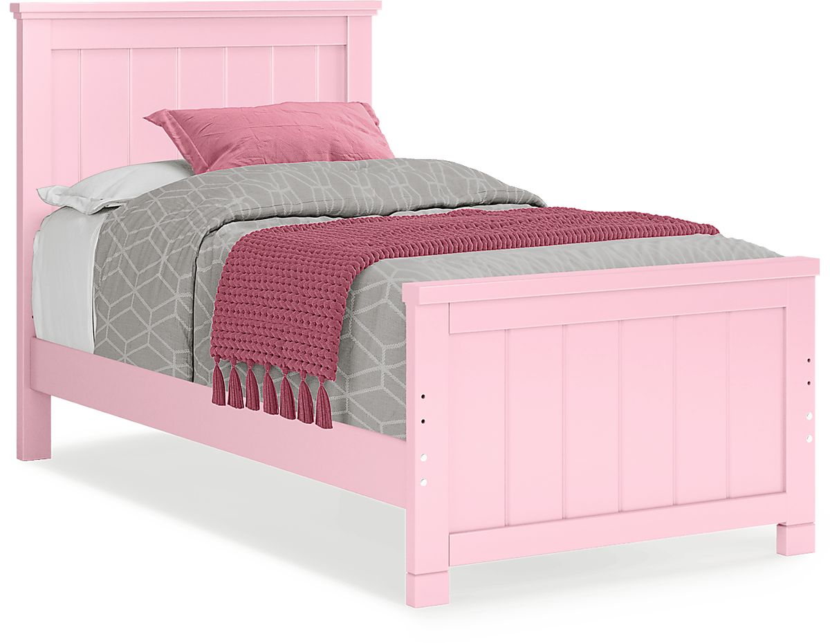 Cottage Colors Pink 3 Pc Twin Panel Bed Rooms to Go