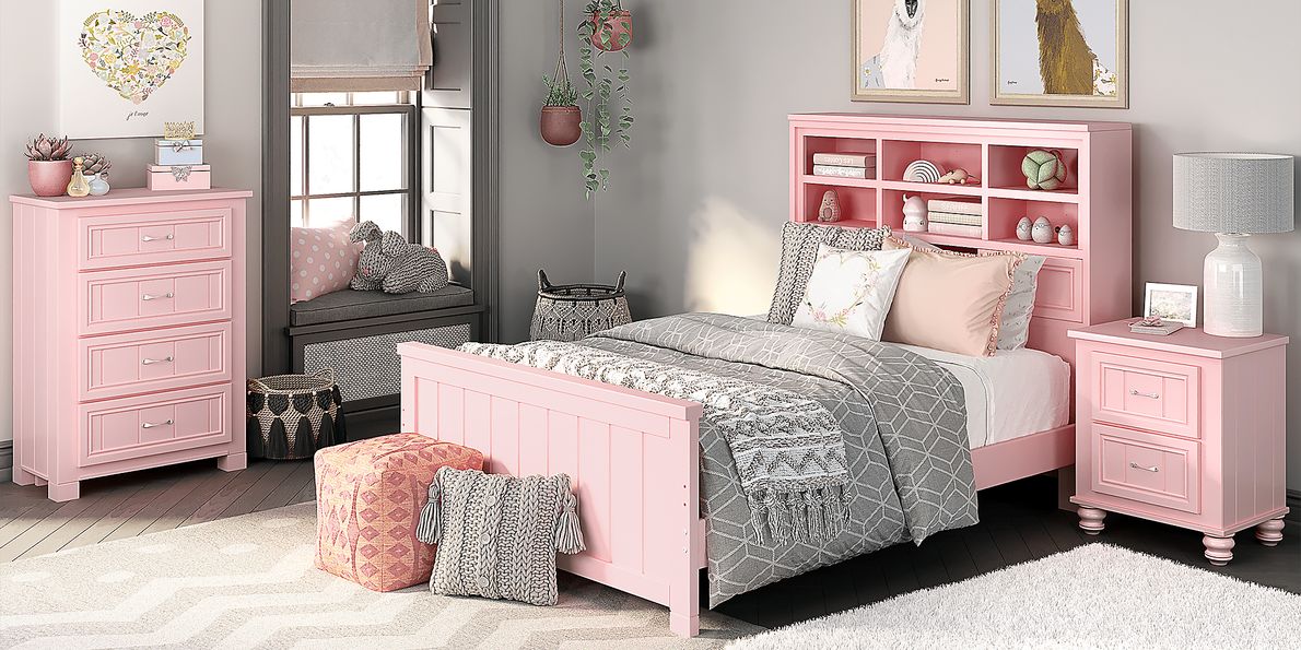 Kids Cottage Colors Pink Chest