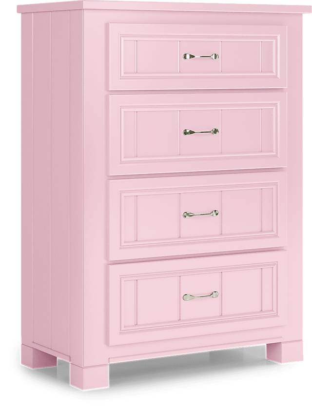 Kids Cottage Colors Pink 5 Pc Twin Panel Bedroom - Thumbnail - Image 6