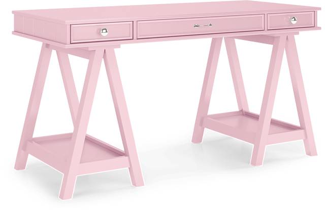 Kids Cottage Colors Pink Desk - Thumbnail - Image 2