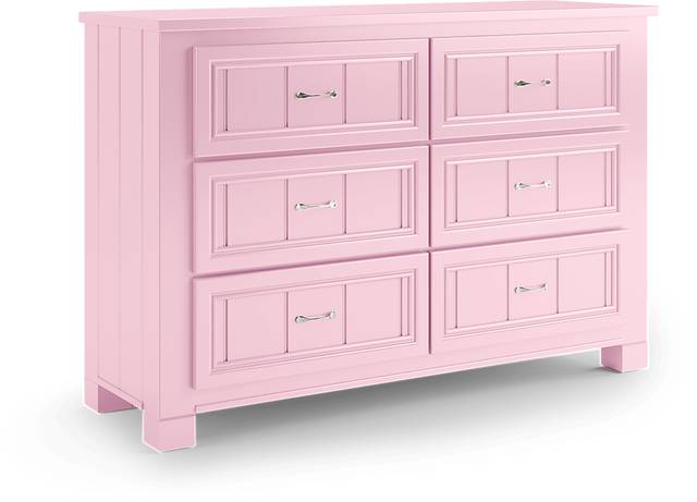 Kids Cottage Colors Pink Dresser - Thumbnail - Image 3