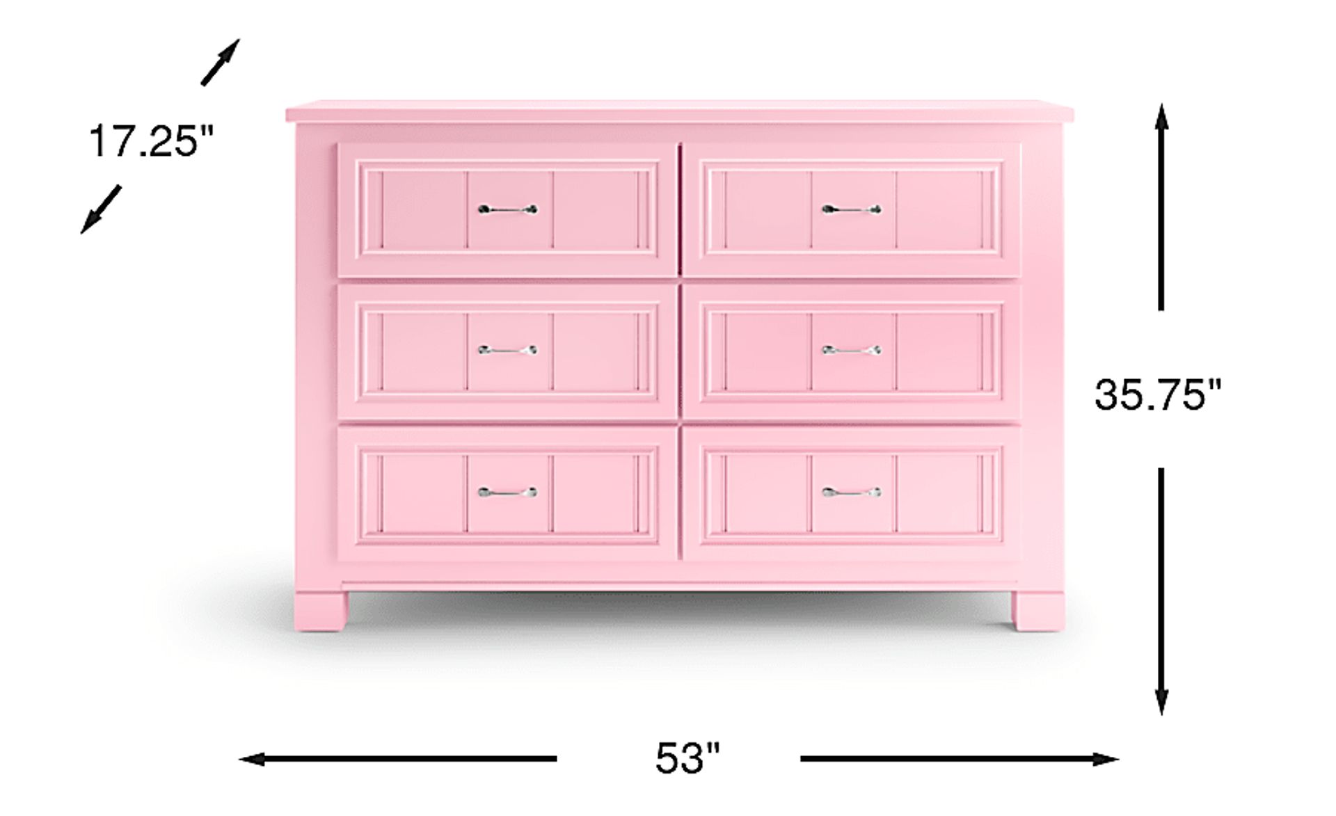 Dimension Image. Please refer to the Dimension Tab on this page for dimension details.