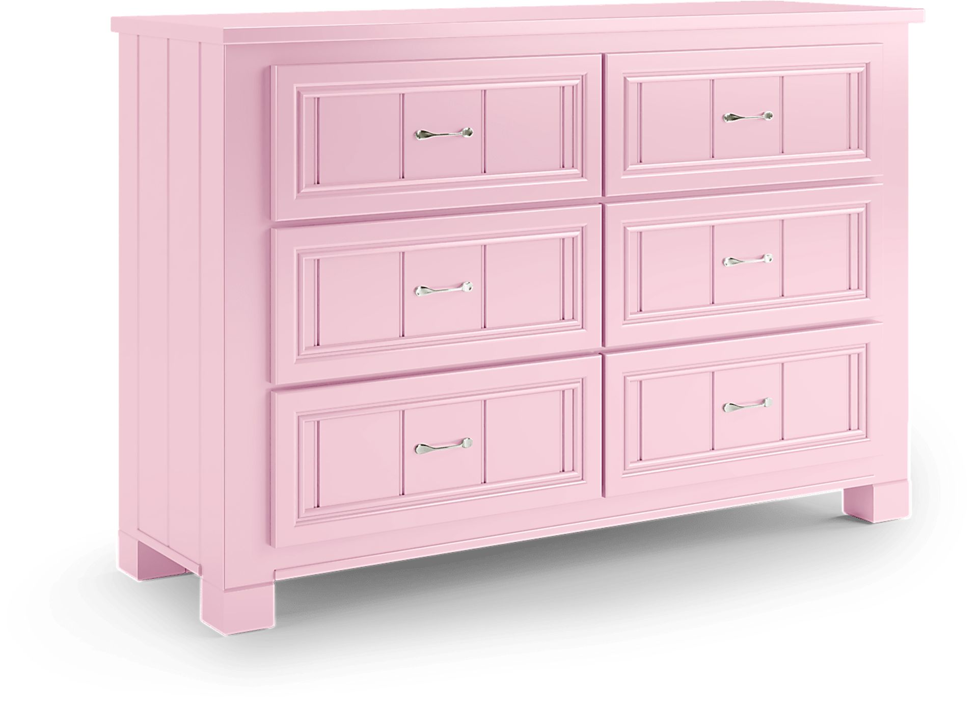 Kids Cottage Colors Pink Dresser - Image 3