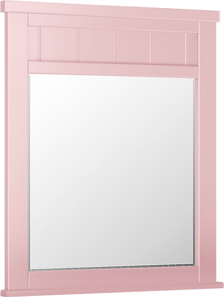 Kids Cottage Colors Pink Mirror