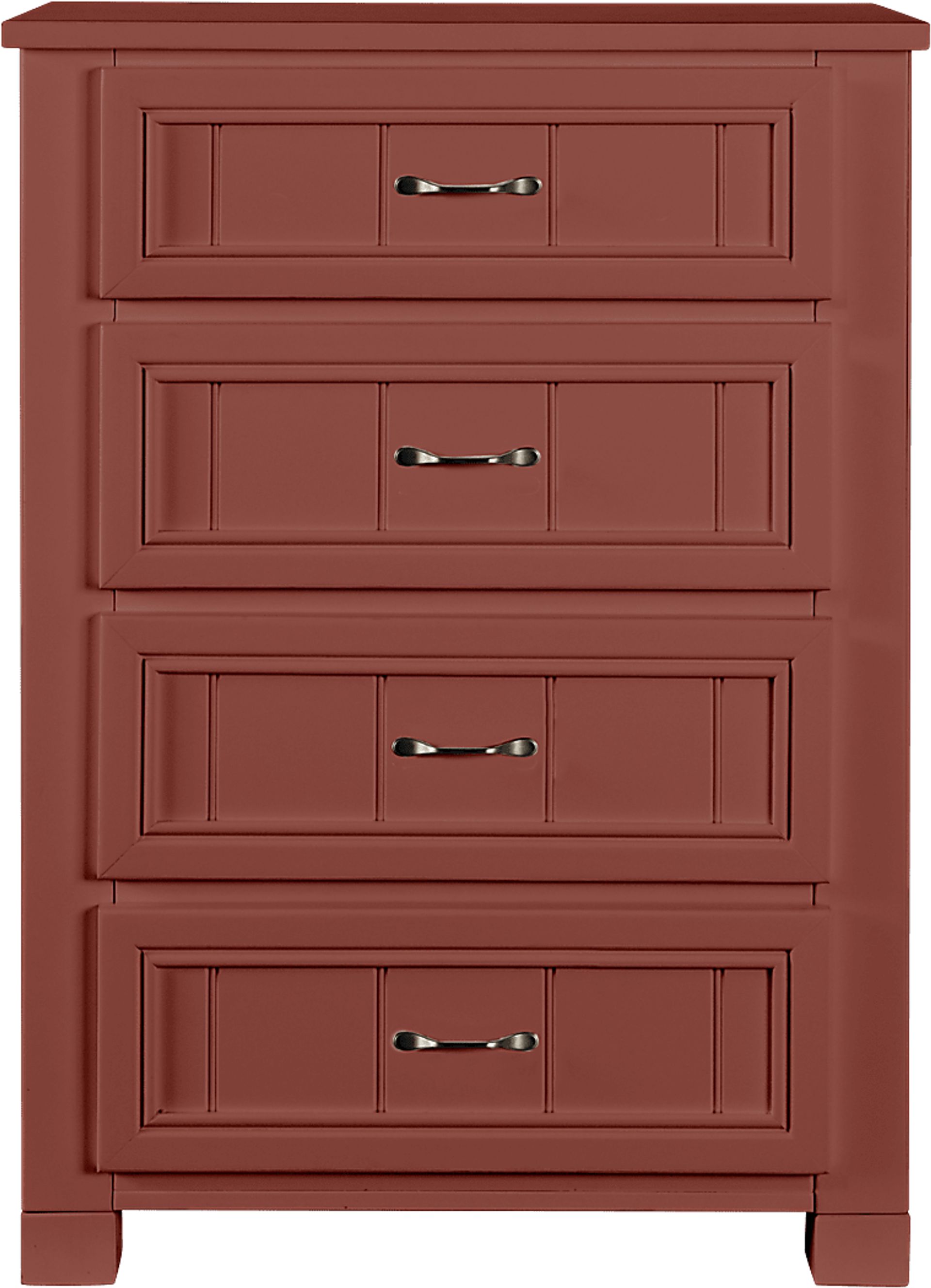 Kids Cottage Colors Red Chest - Image 1