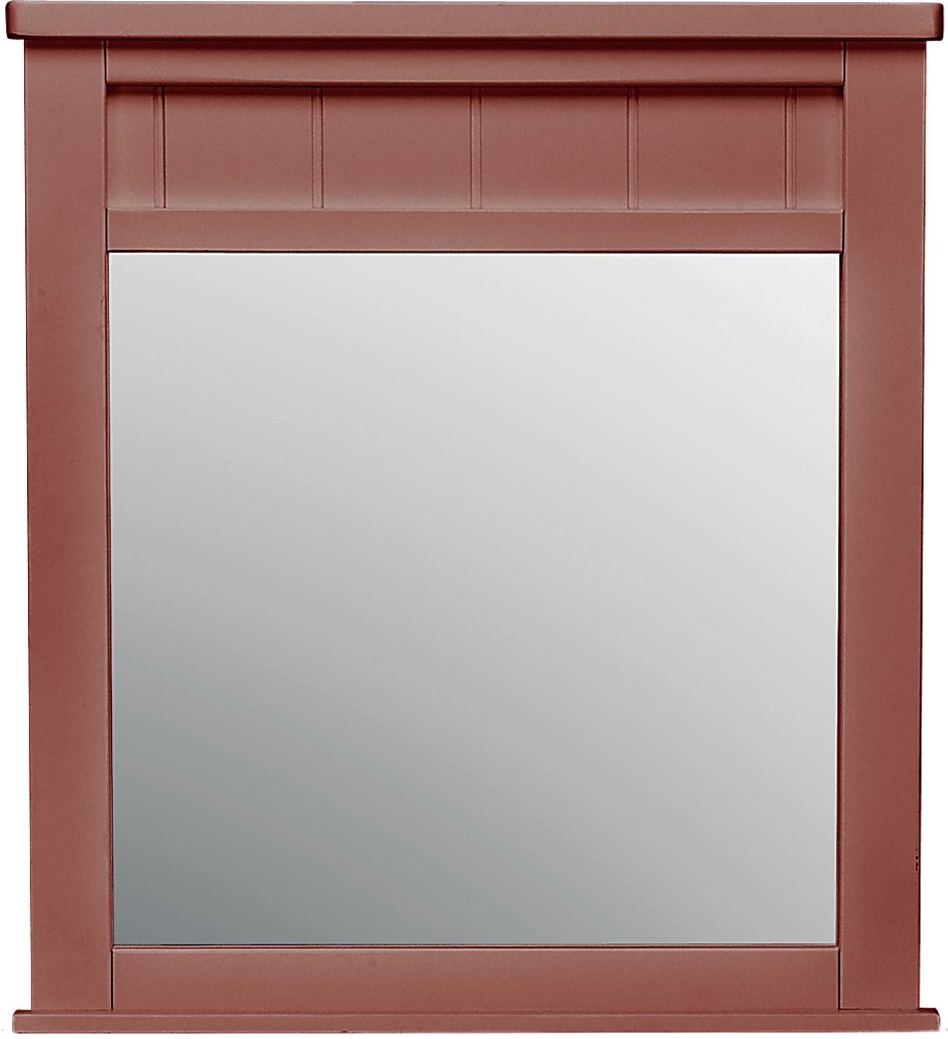 Kids Cottage Colors Red 5 Pc Twin Bookcase Bedroom - Image 4