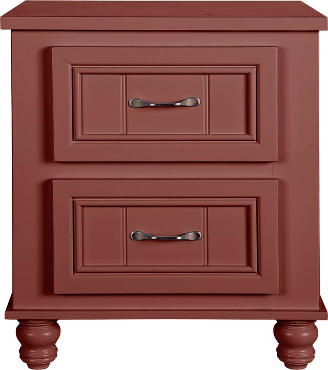 Kids Cottage Colors Red Nightstand - Thumbnail - Image 1