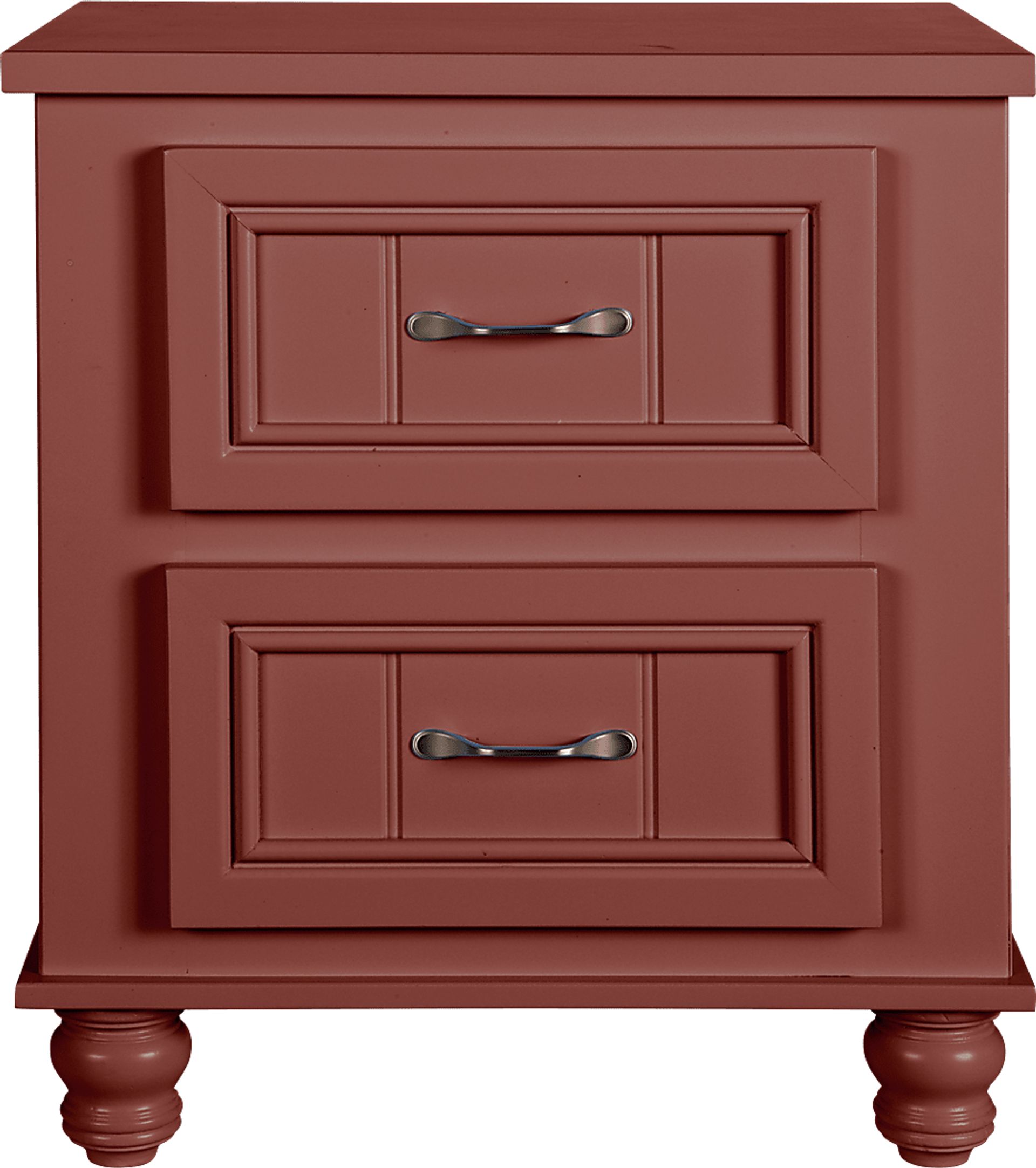 Kids Cottage Colors Red Nightstand - Image 1