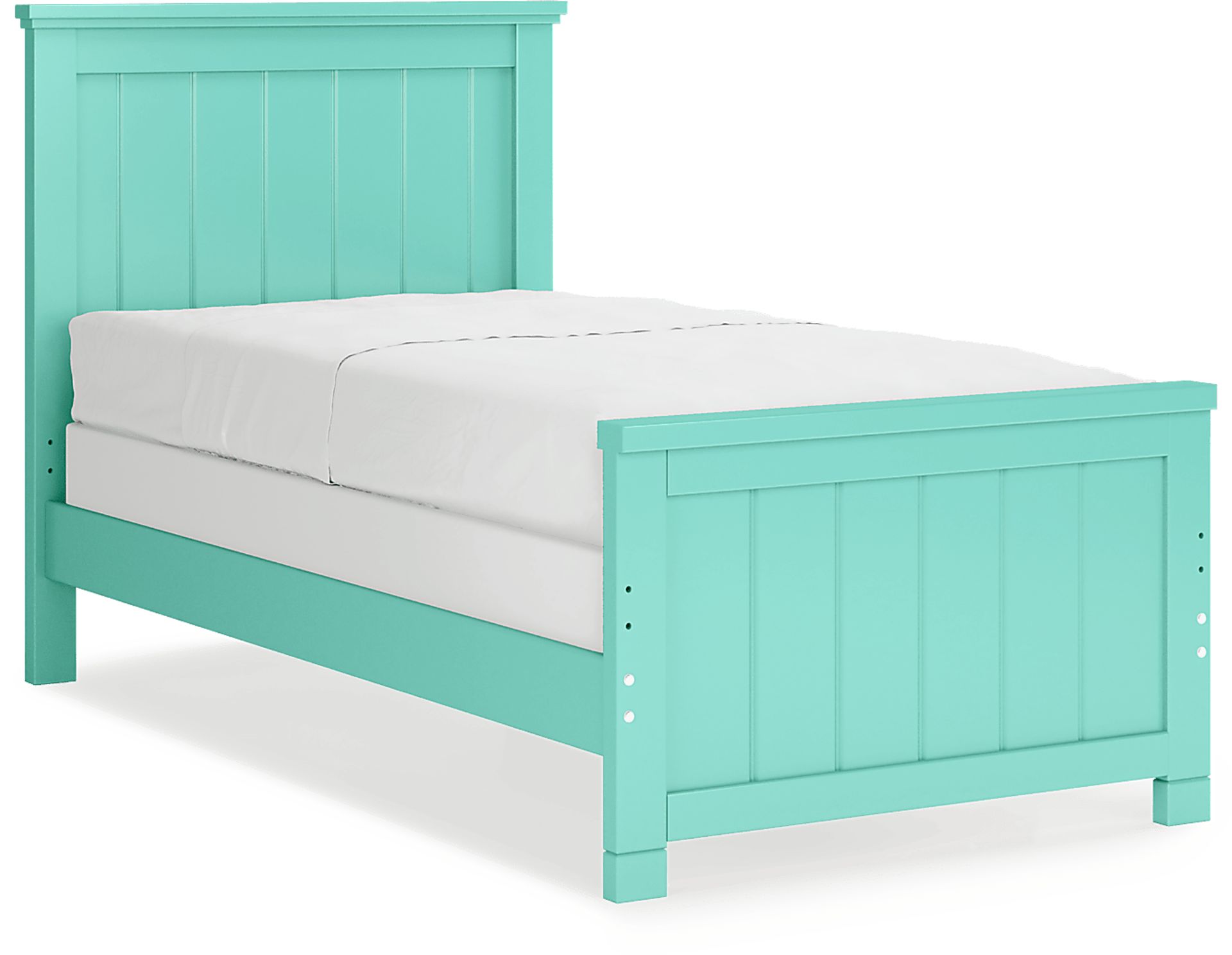 Kids Cottage Colors Turquoise 5 Pc Twin Panel Bedroom - Image 3