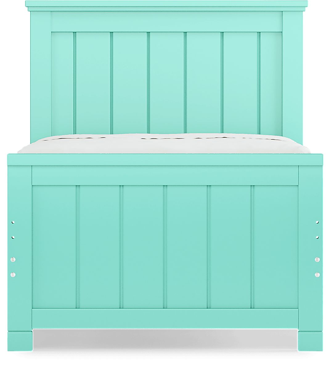 Kids Cottage Colors Turquoise 5 Pc Twin Panel Bedroom