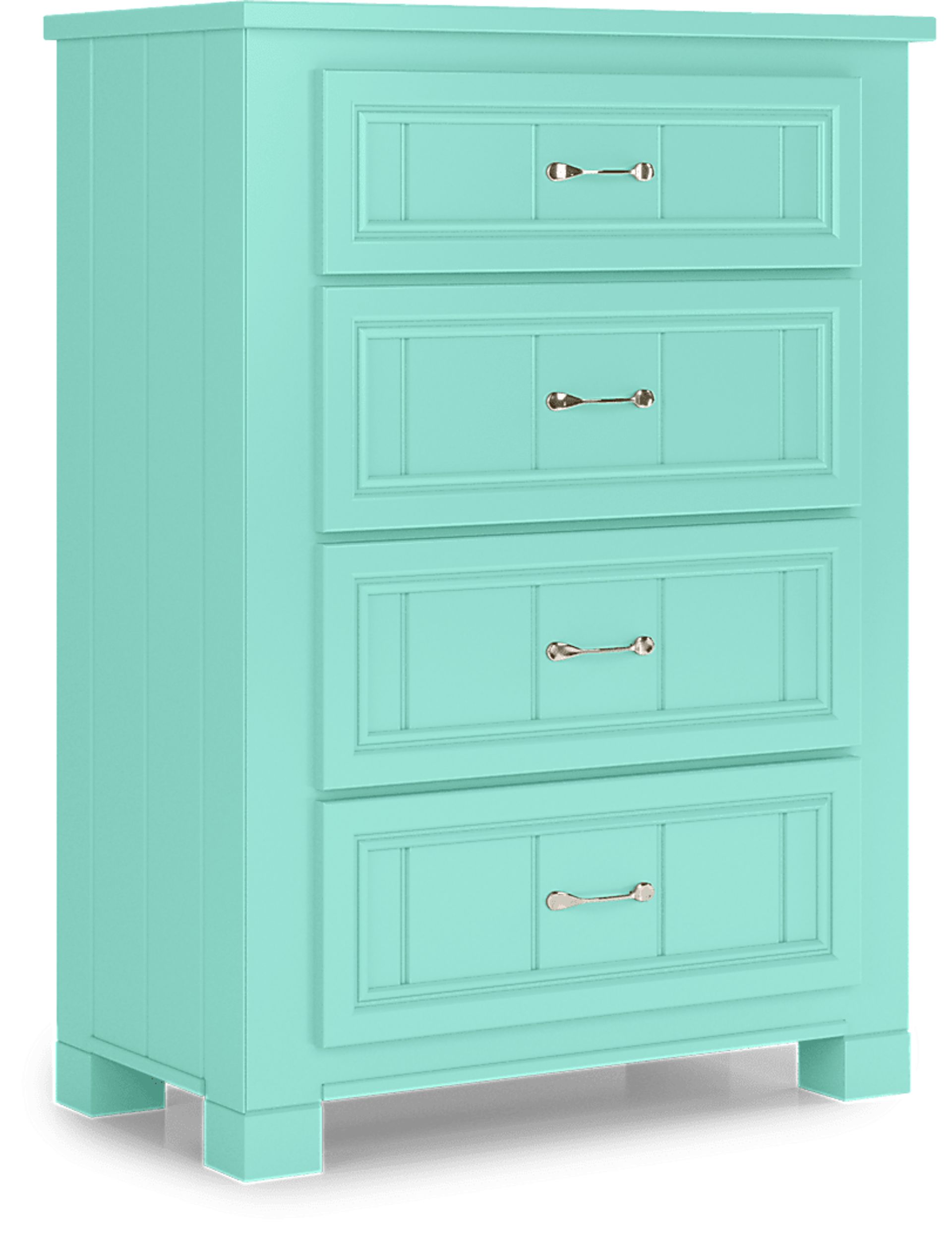 Kids Cottage Colors Turquoise Chest - Image 2