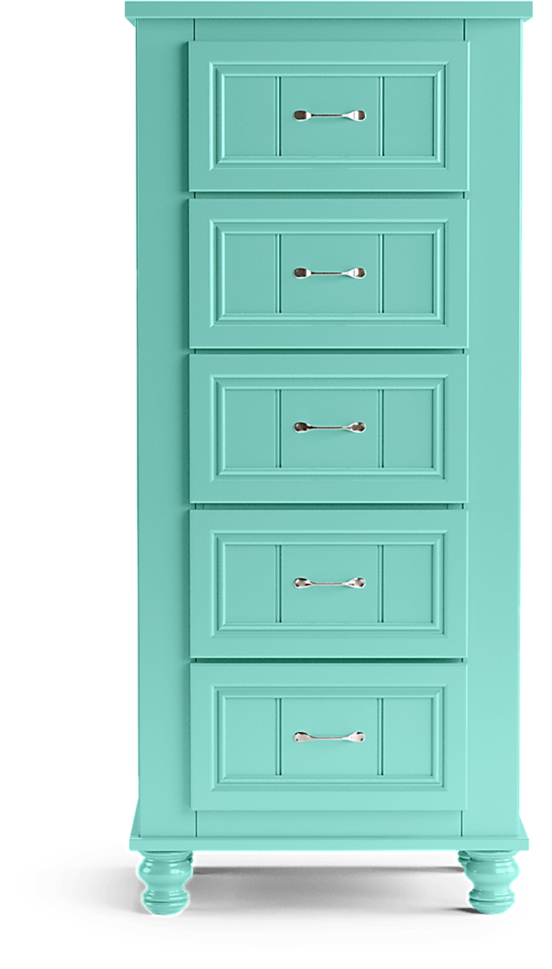 Kids Cottage Colors Turquoise Slim Chest - Image 1