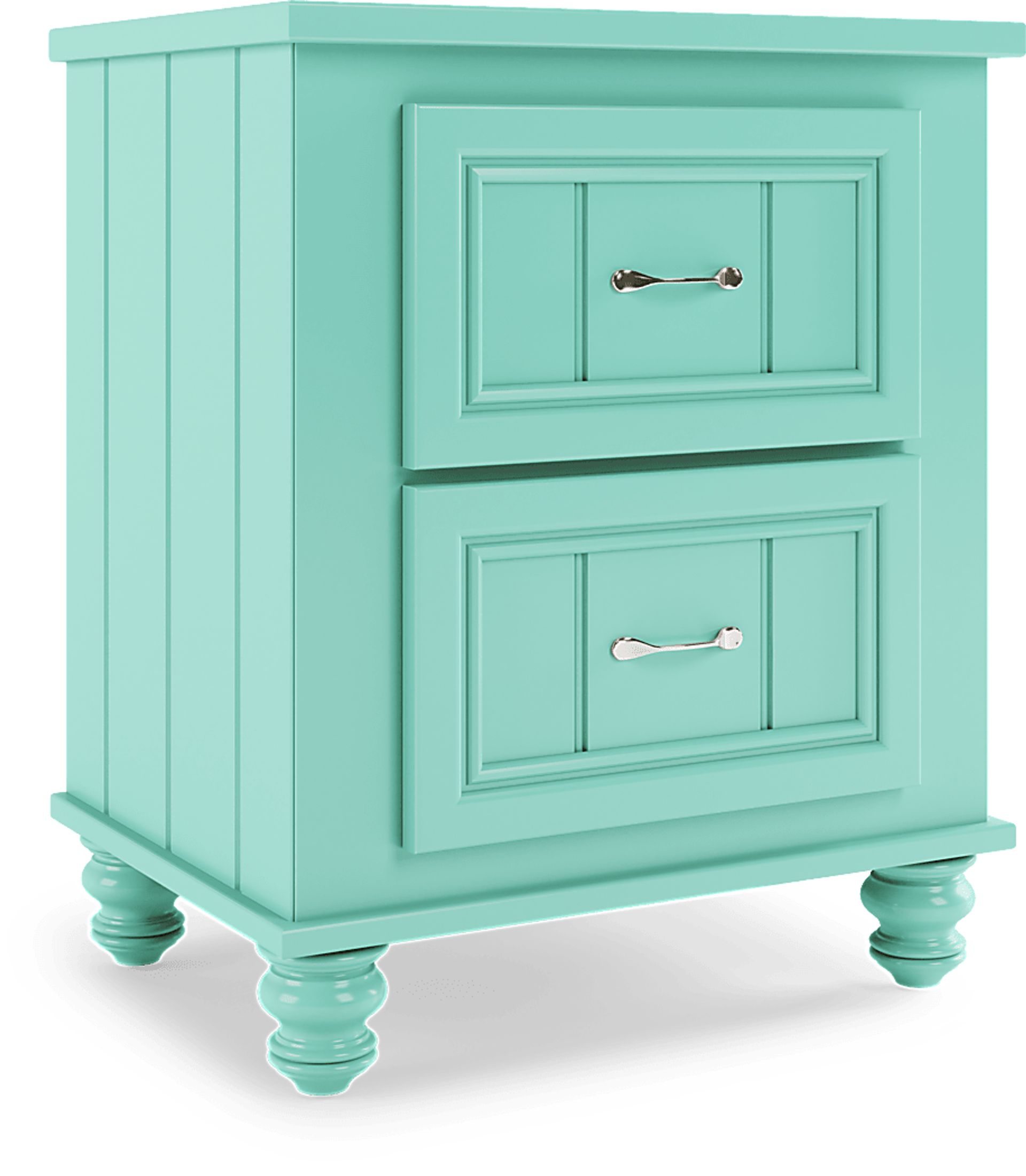 Kids Cottage Colors Turquoise Nightstand - Image 2