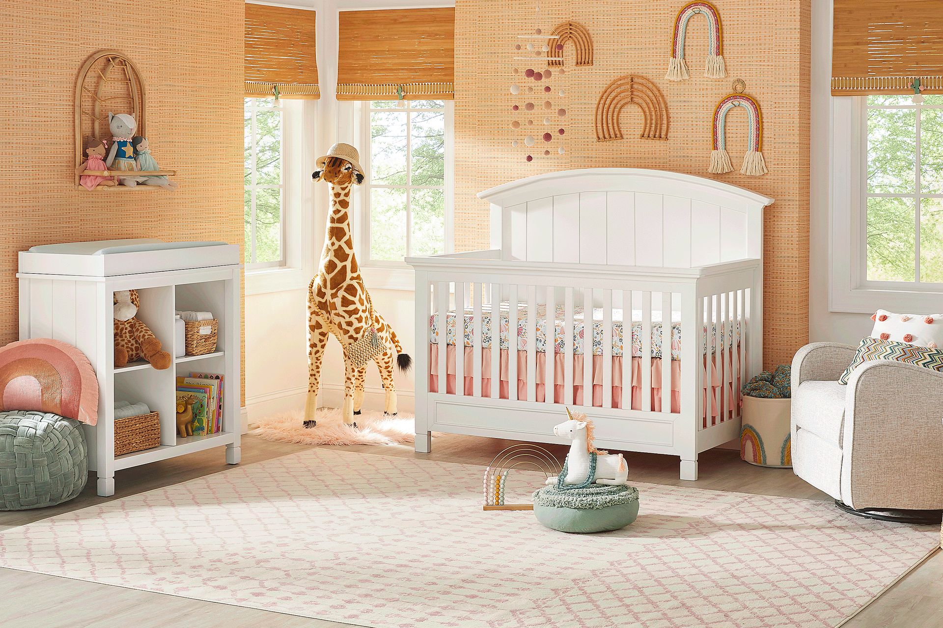 Kids Cottage Colors White Nursery - Image 1