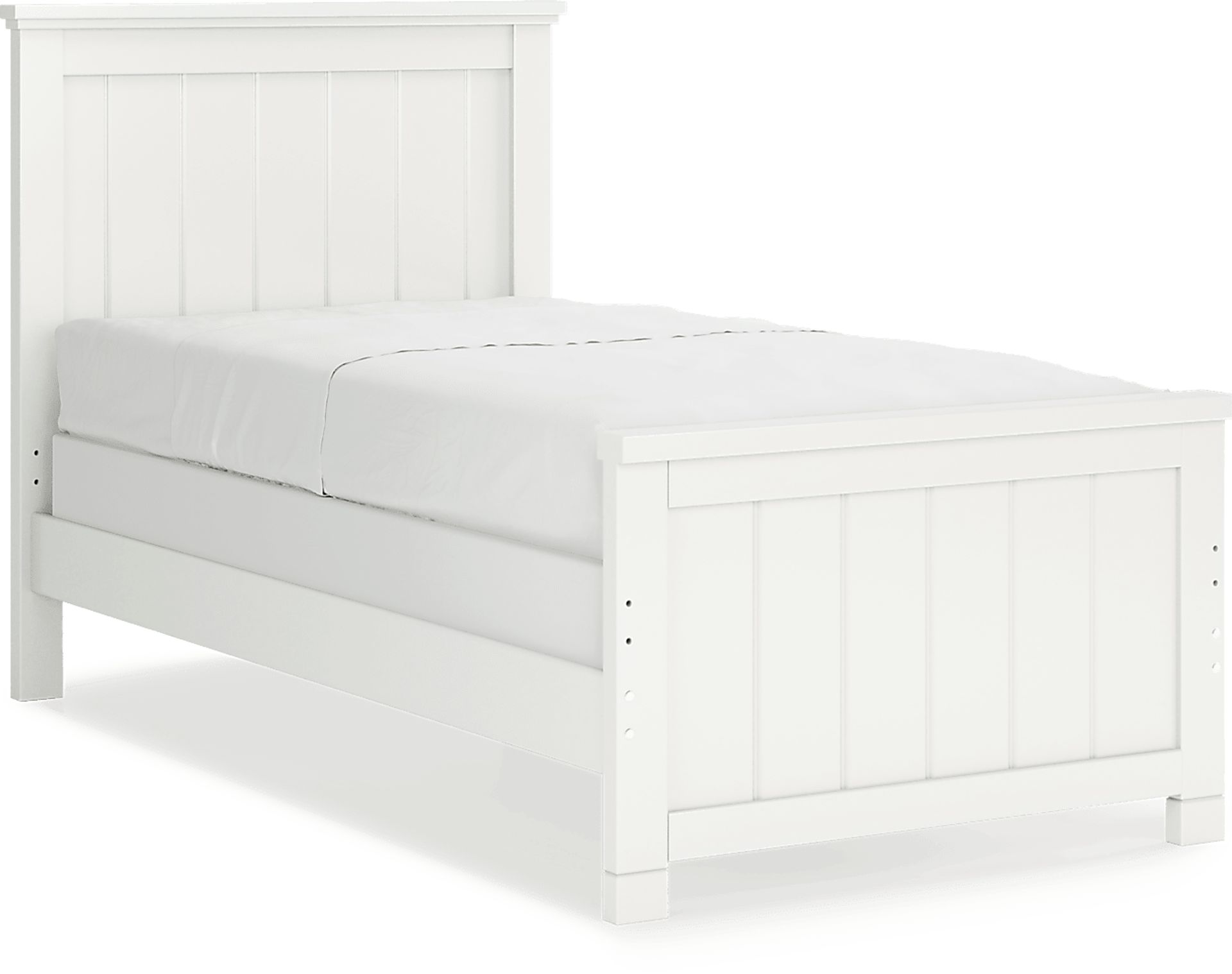 Kids Cottage Colors White Twin Panel Bed - Image 3