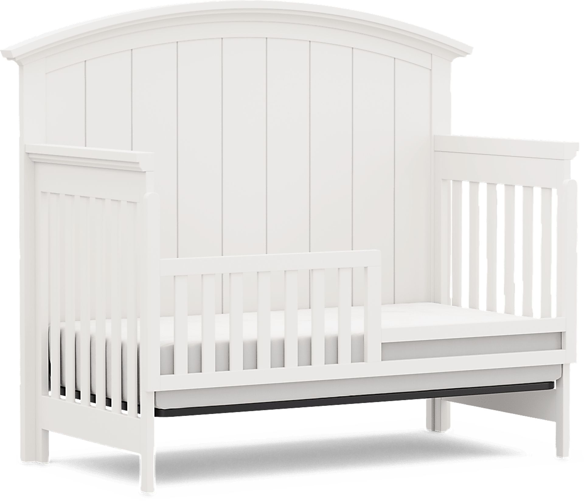 Kids Cottage Colors White 4-in-1 Convertible Nursery Set - Image 8