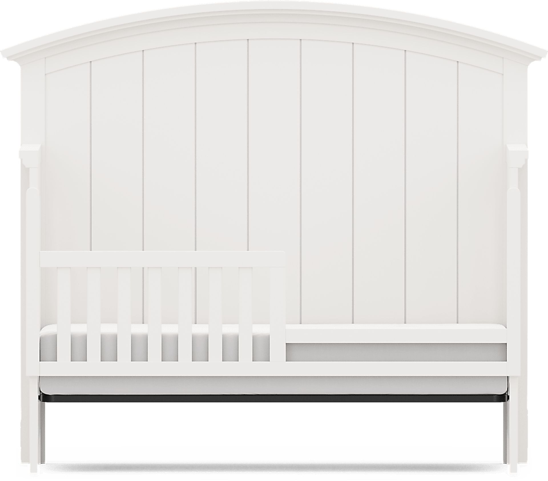 Kids Cottage Colors White 4-in-1 Convertible Nursery Set - Image 9