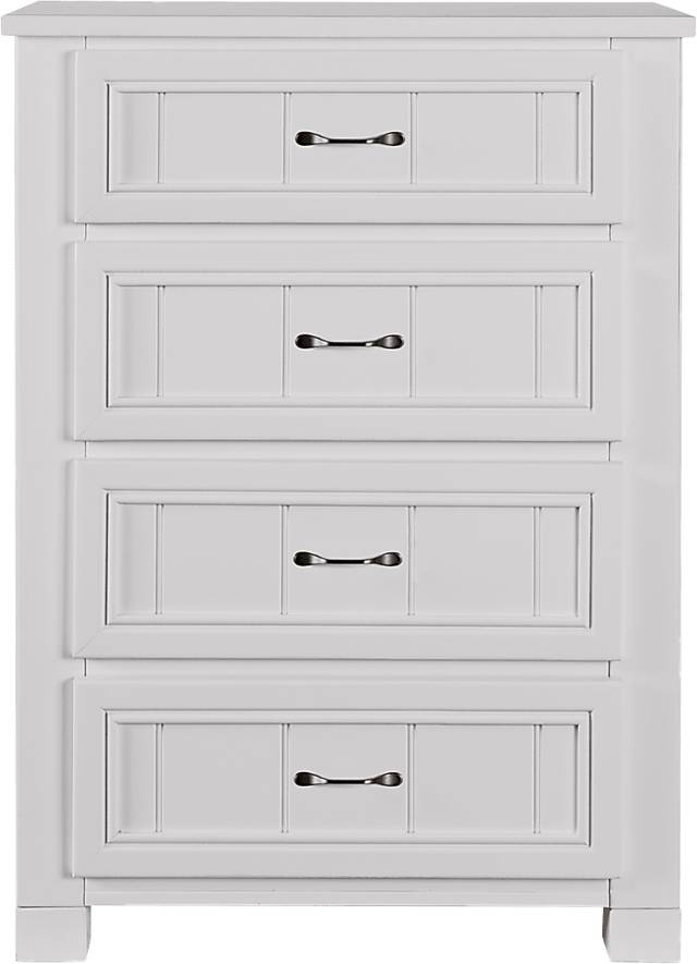 Kids Cottage Colors White Twin Panel Bedroom - Thumbnail - Image 4