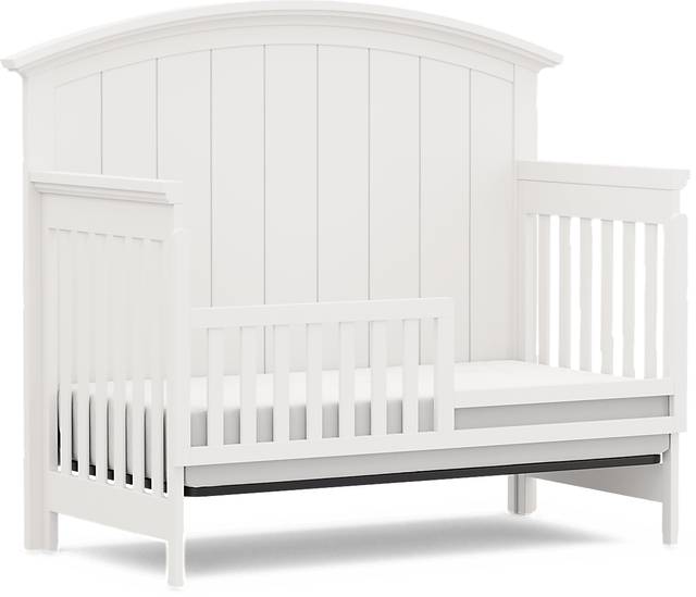 Kids Cottage Colors White Nursery with Toddler and Full Conversion Rails - Thumbnail - Image 8