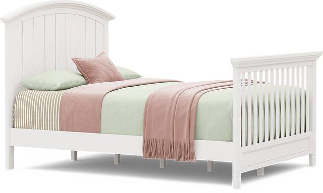 Kids Cottage Colors White Nursery with Toddler and Full Conversion Rails - Thumbnail - Image 10