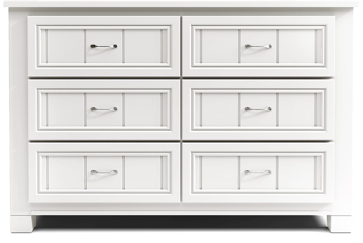 Kids Cottage Colors White Dresser