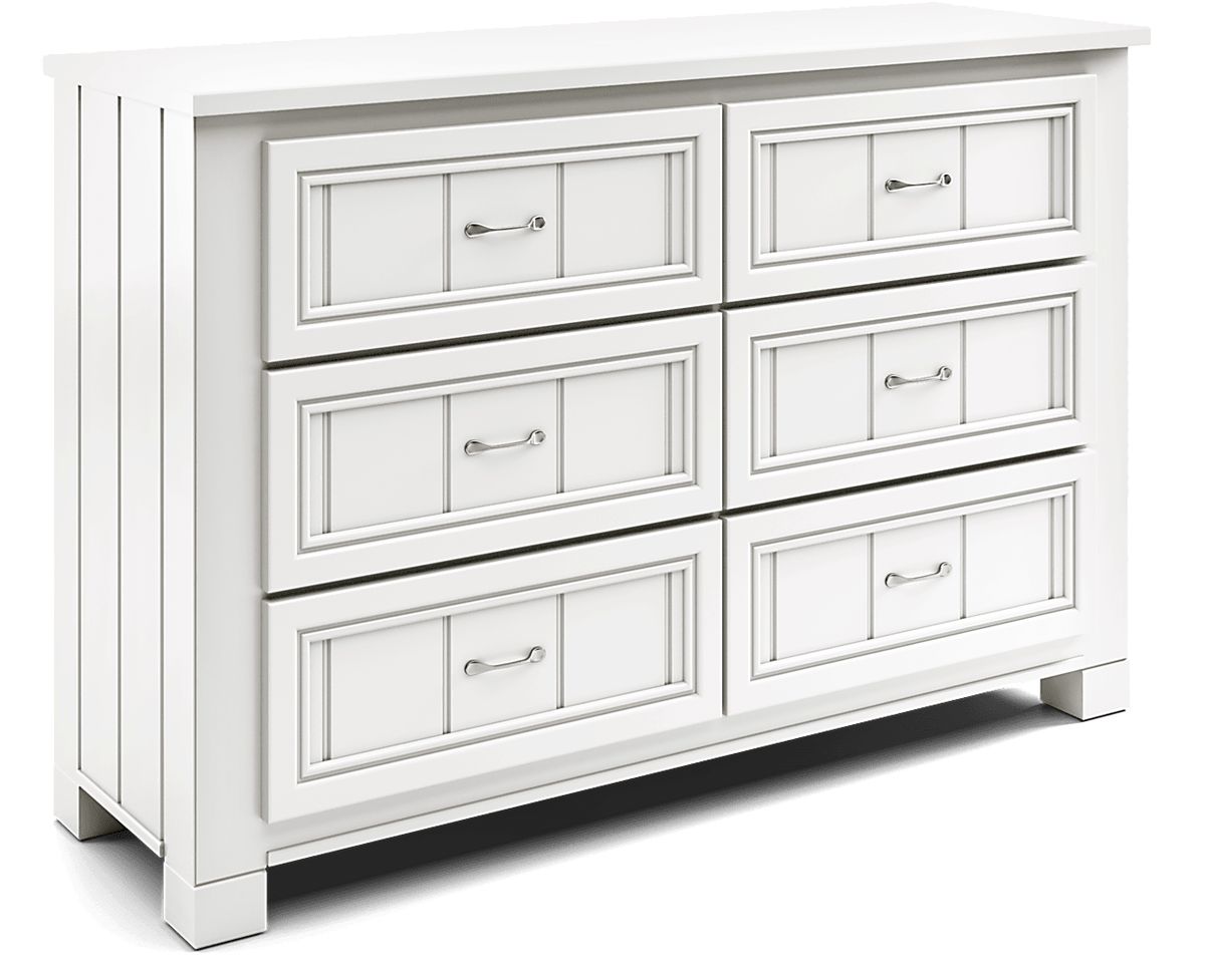 Cottage Colors 5 Pc White Full Bedroom Set With 3 Pc Full Bookcase Bed ...