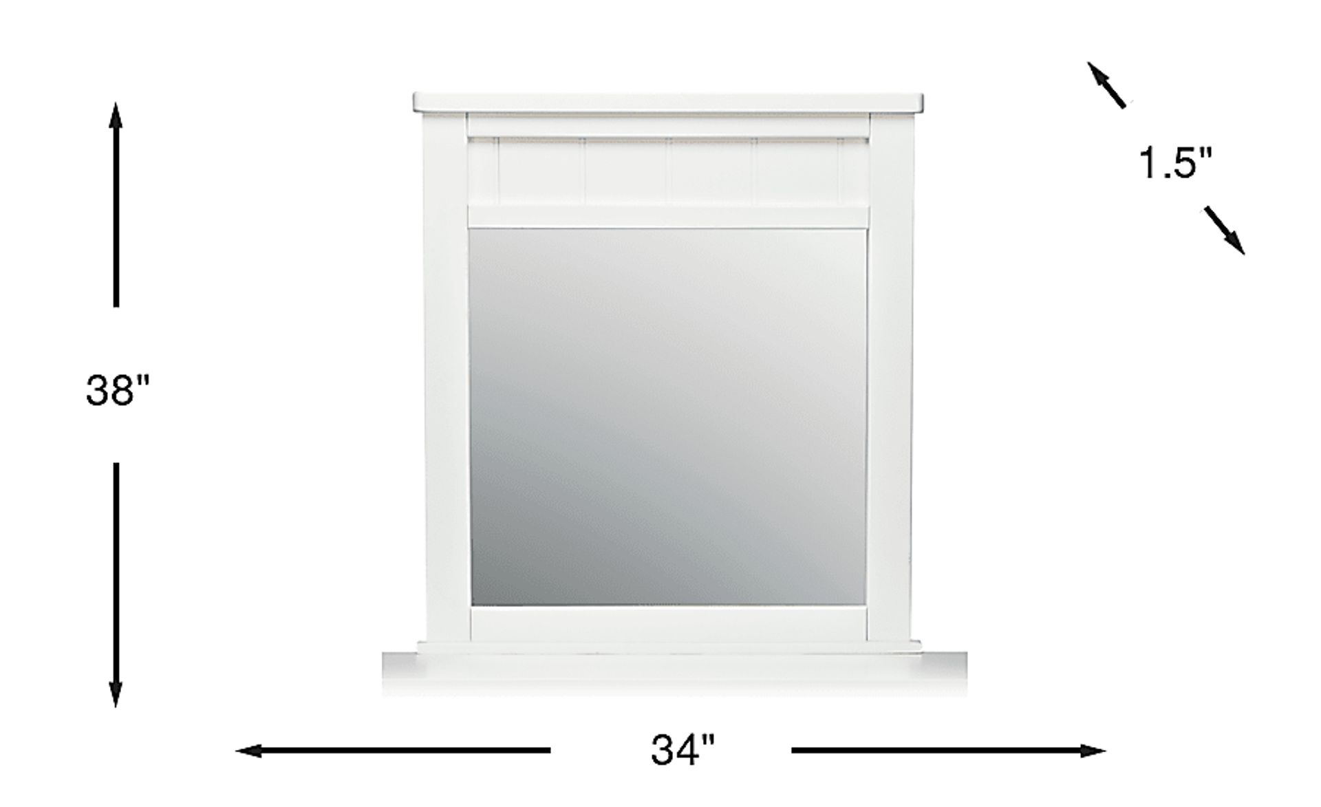 Dimension Image. Please refer to the Dimension Tab on this page for dimension details.