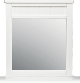 white mirror