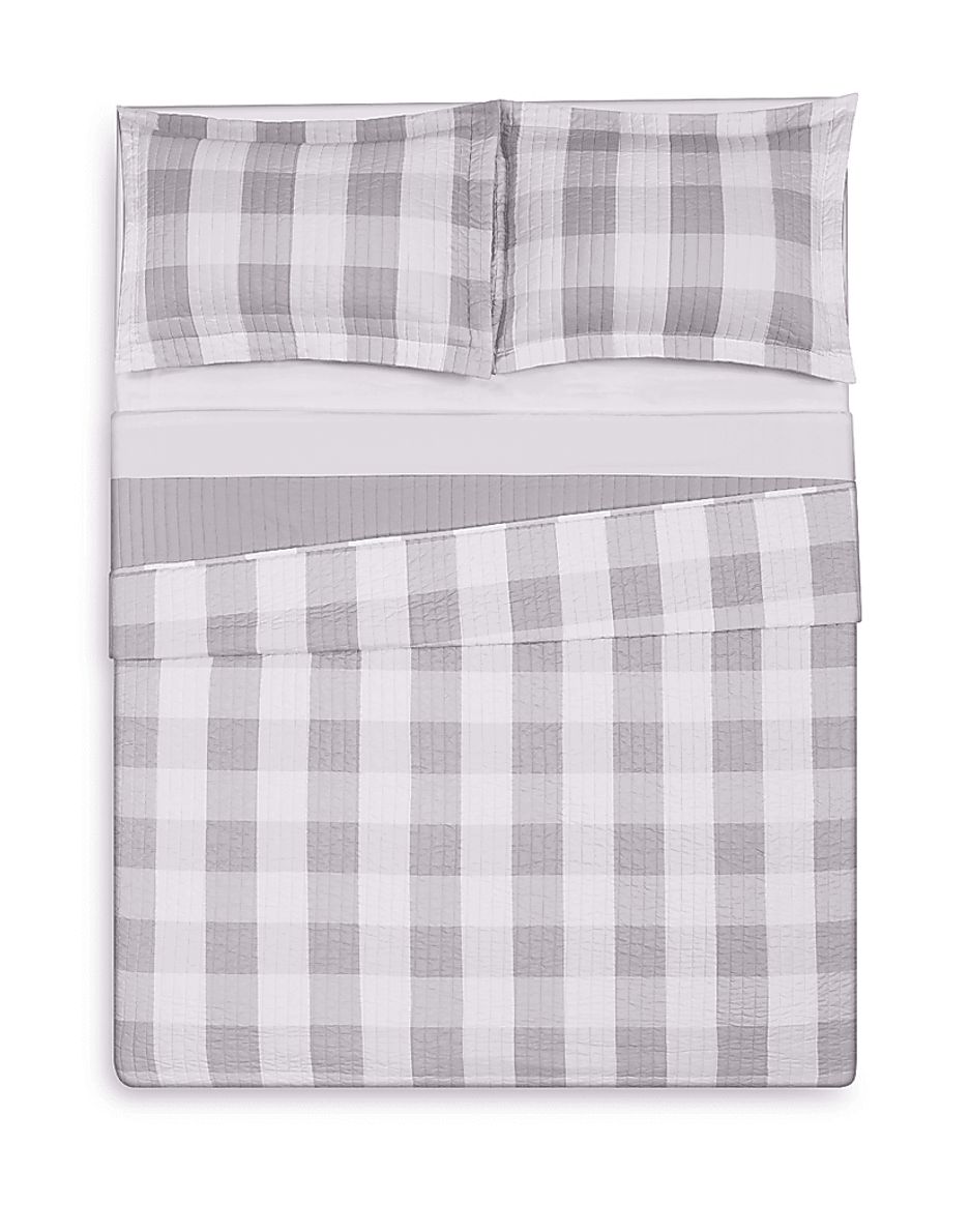 Kids Cottage Pearl Gray 3 Pc Full/Queen Comforter Set
