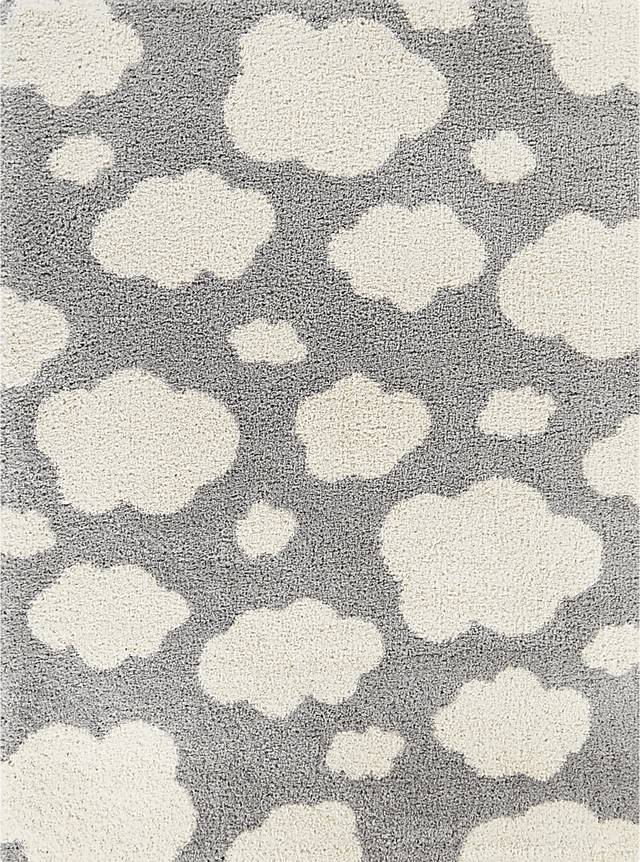 Kids Cotton Candy Sky Gray 3'11 x 5'7 Rug - Thumbnail - Image 1