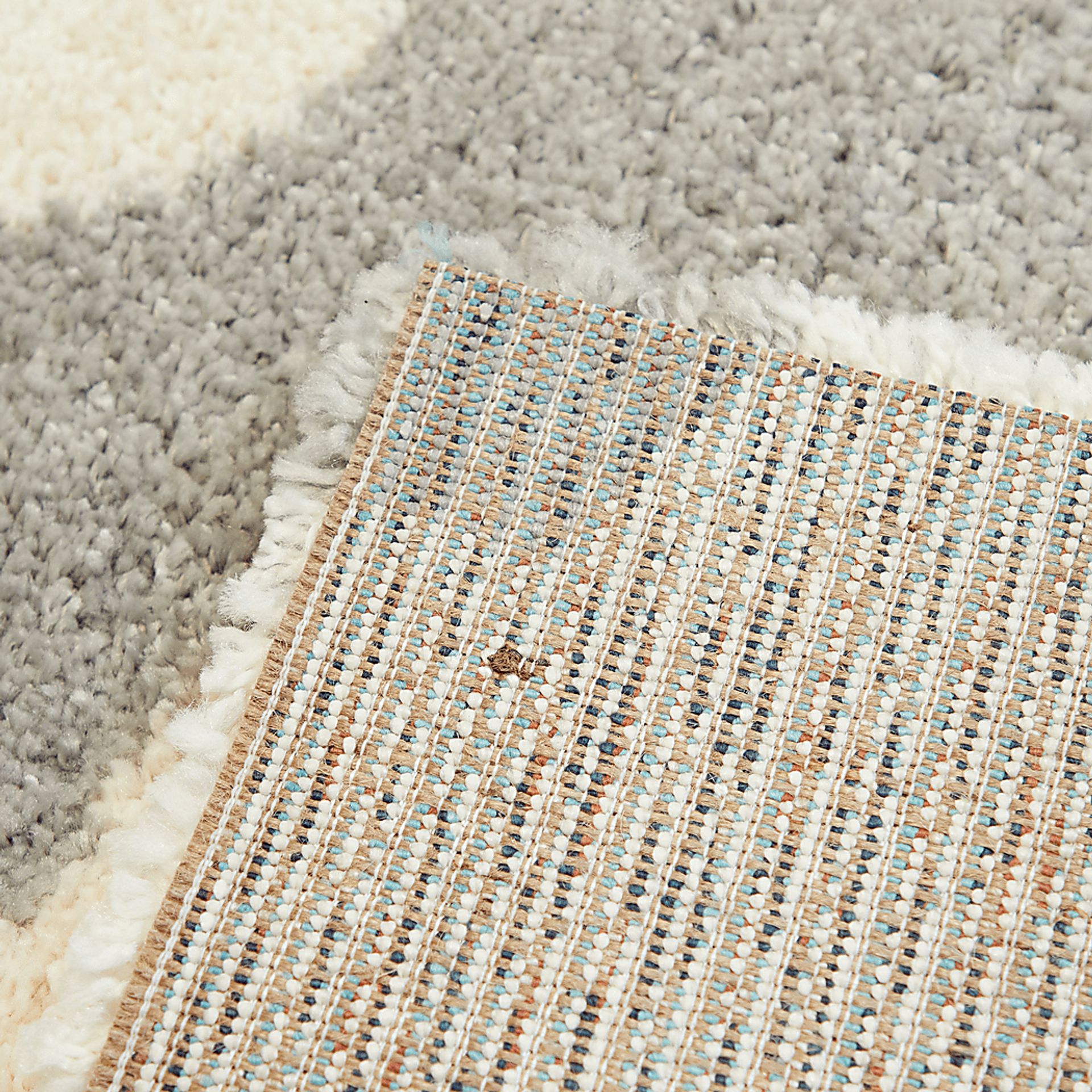 Kids Cotton Candy Sky Gray 5'3 x 7' Rug - Image 3