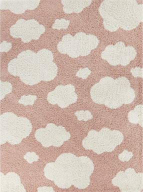 Kids Cotton Candy Sky Pink 5'3 x 7' Rug