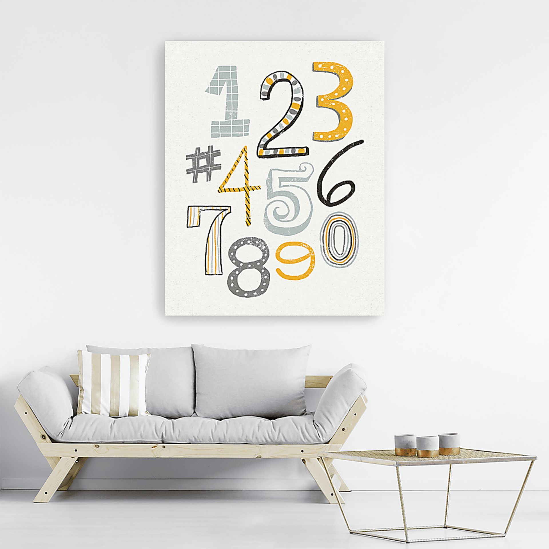 Kids Count with Me White Artwork - Image 2