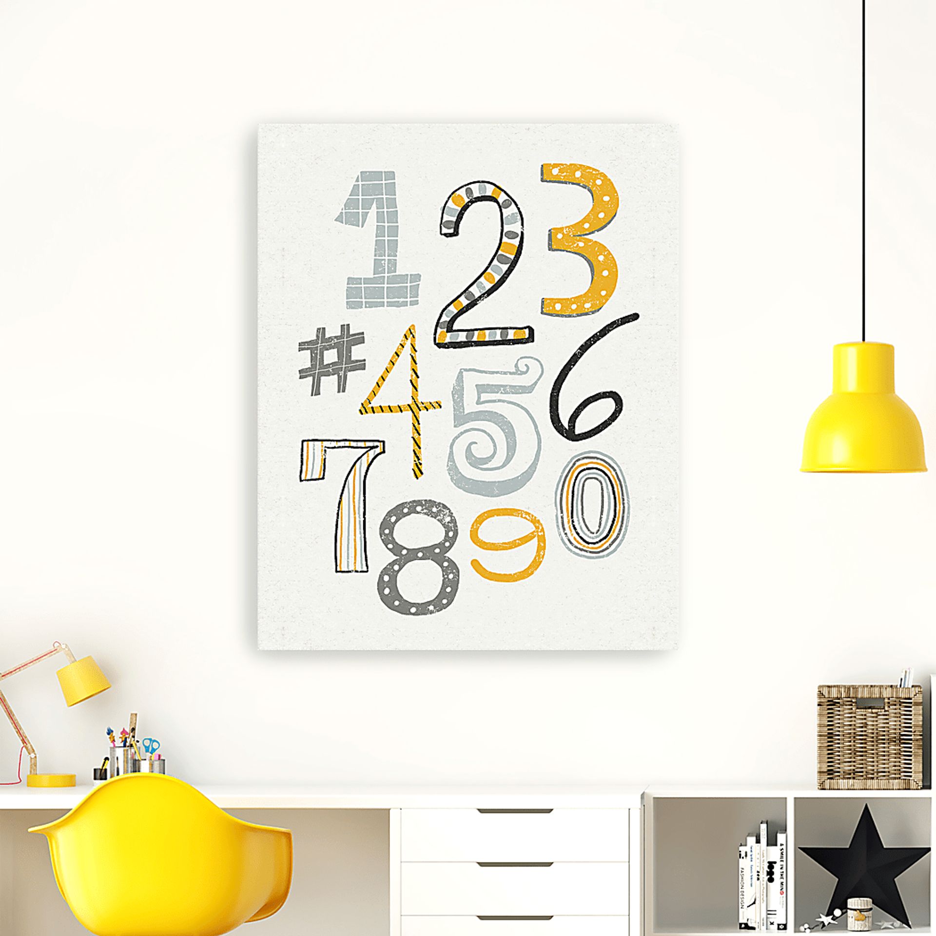 Kids Count with Me White Artwork - Image 3