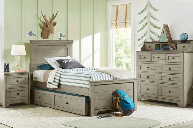 Kids Country Hollow Fawn 5 Pc Twin Panel Bedroom - Thumbnail - Image 1