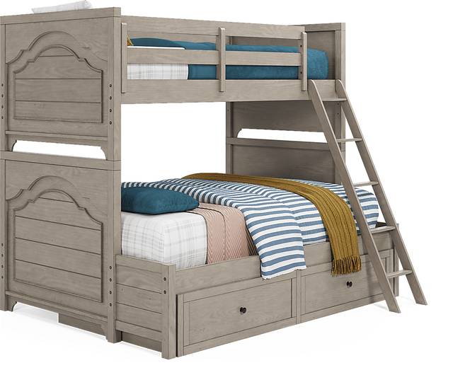 Kids Country Hollow Fawn 4 Pc Twin/Full Bunk Bed - Thumbnail - Image 1