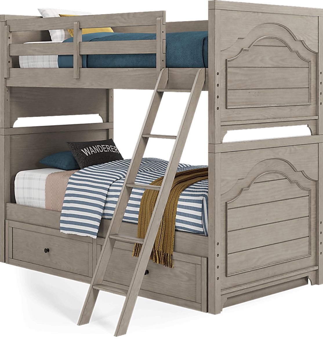Kids Country Hollow Fawn 4 Pc Twin/Twin Bunk Bed Rooms To Go