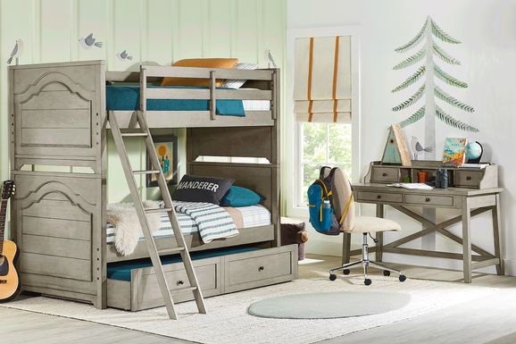 Kids Country Hollow Fawn 4 Pc Twin/Twin Bunk Bed